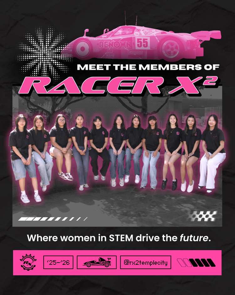 Racer X² team promotional graphic